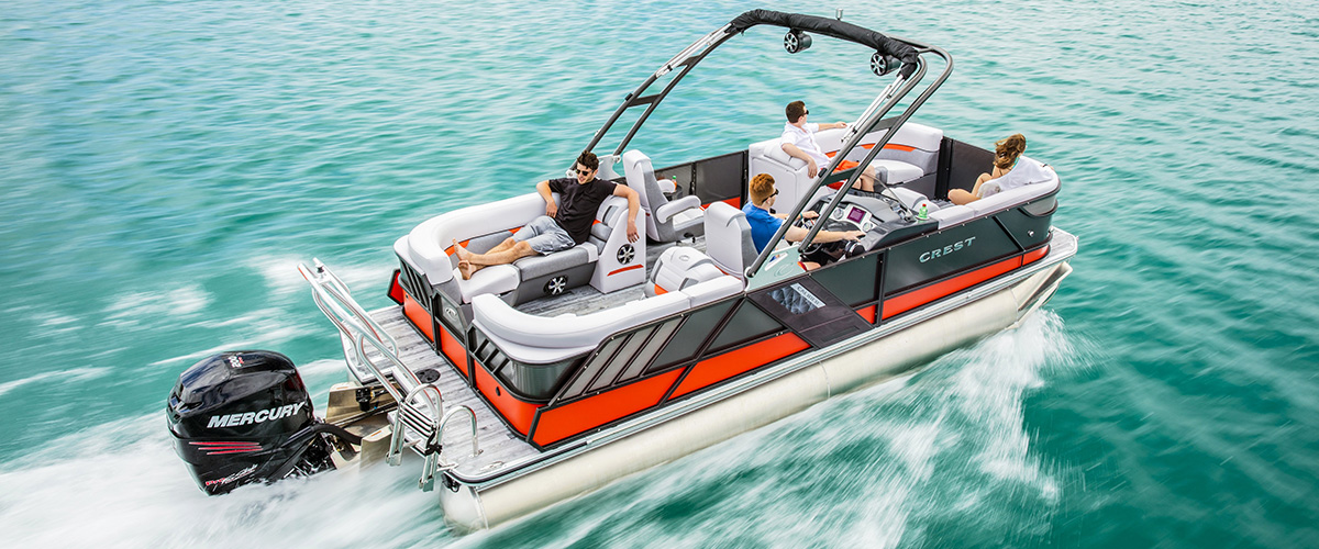 Pontoon boat shipping